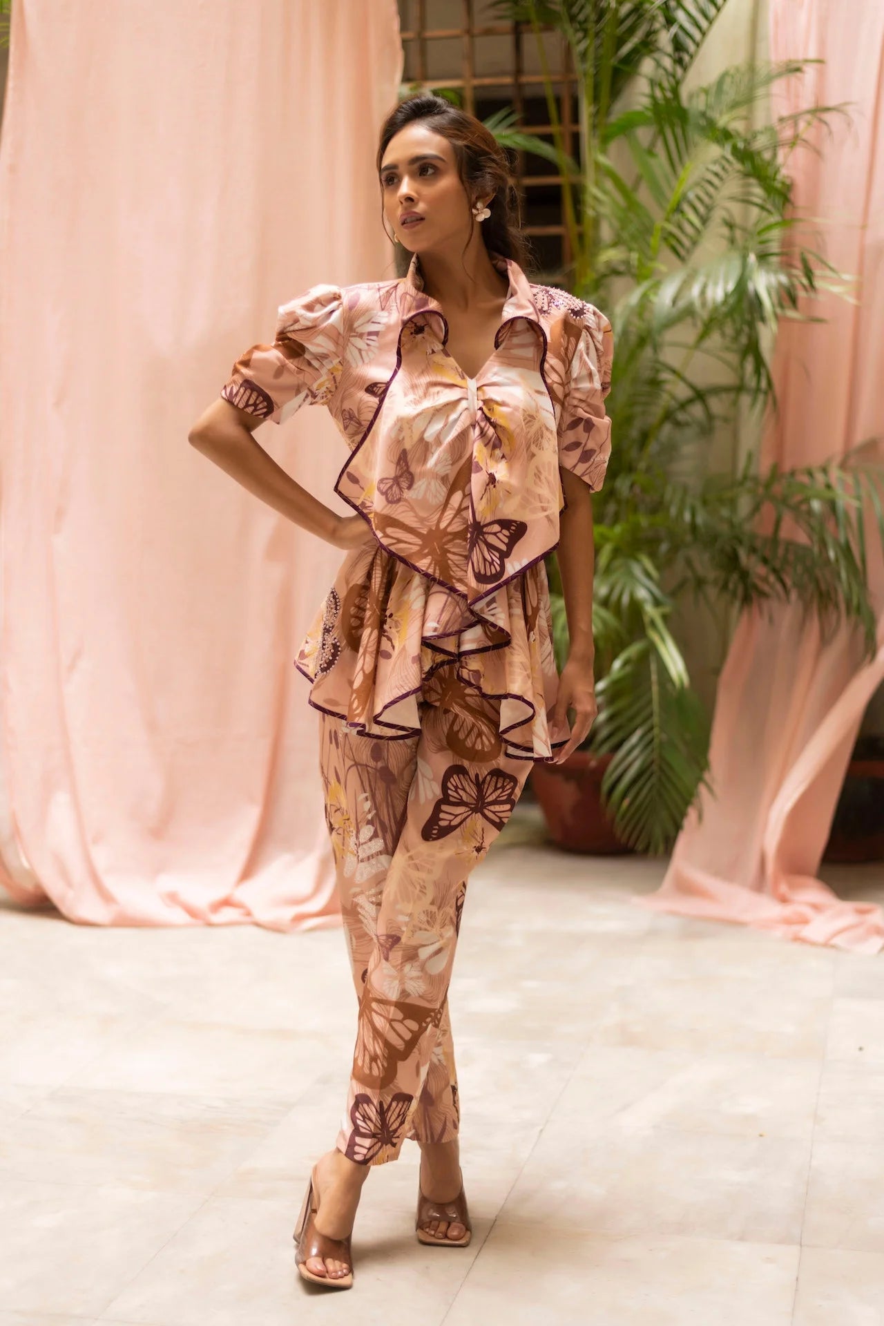Butterfly Printed Co-ord Set