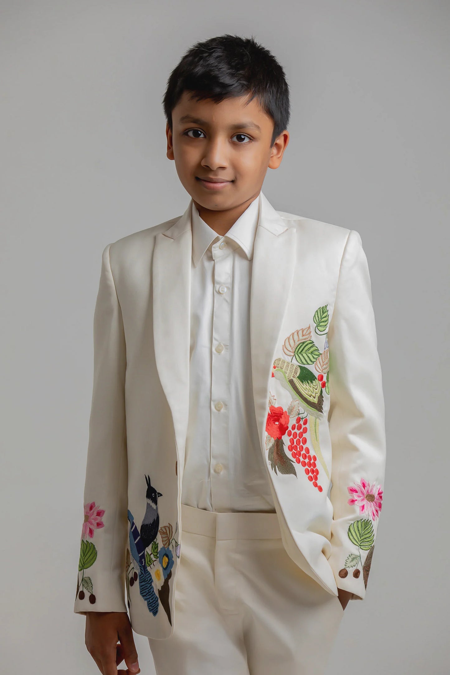 White Blazer Set