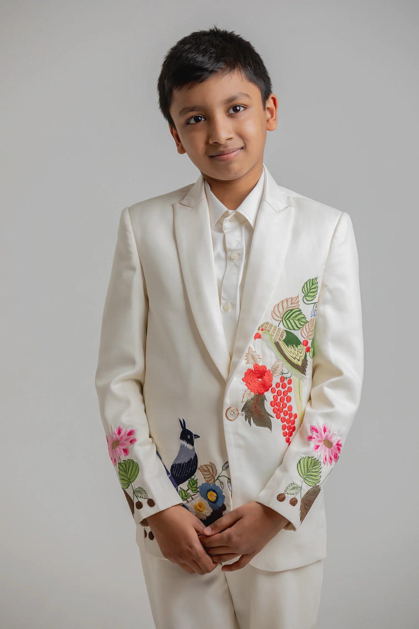 White Blazer Set