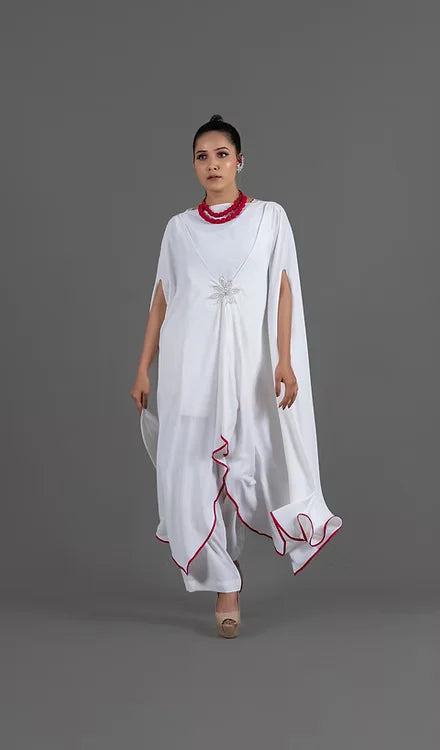 White Kaftan Set