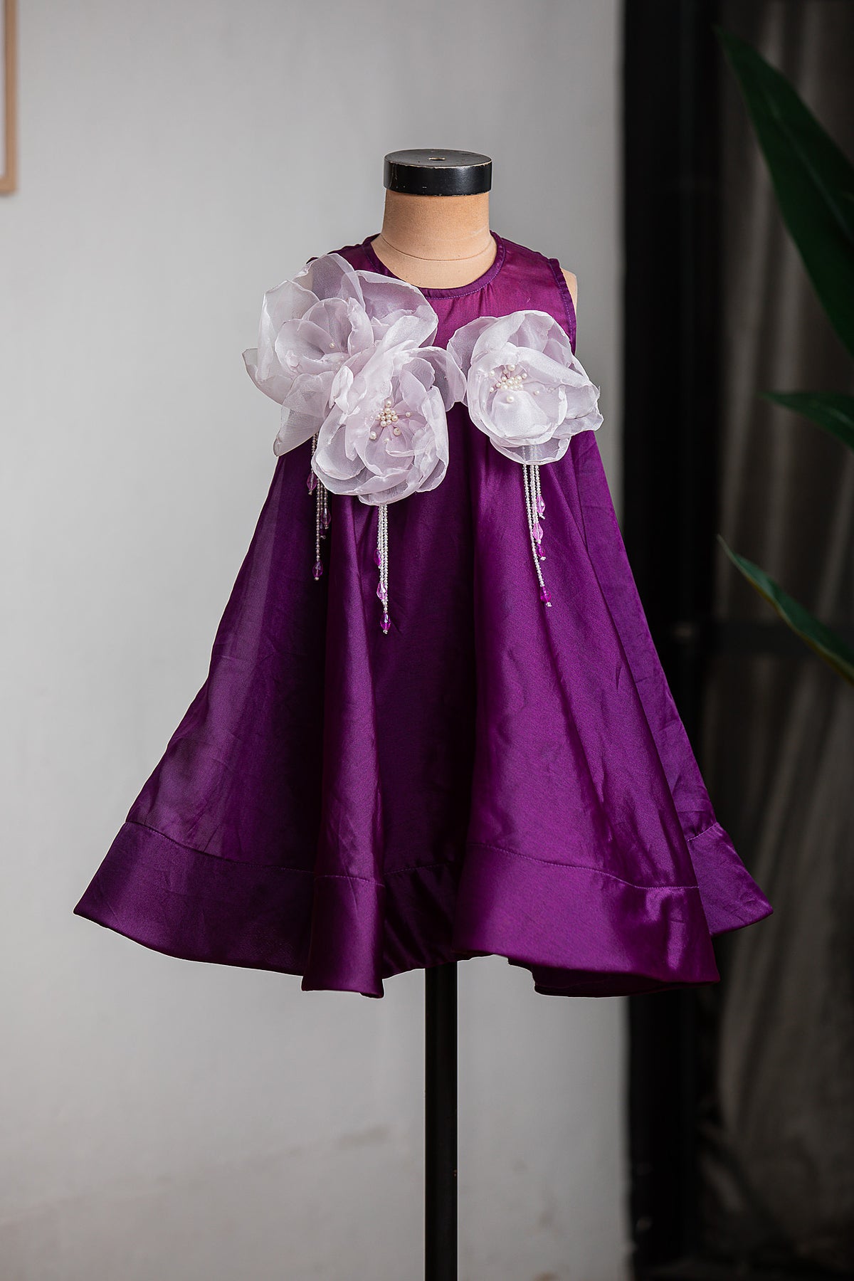 Purple Organza Frock