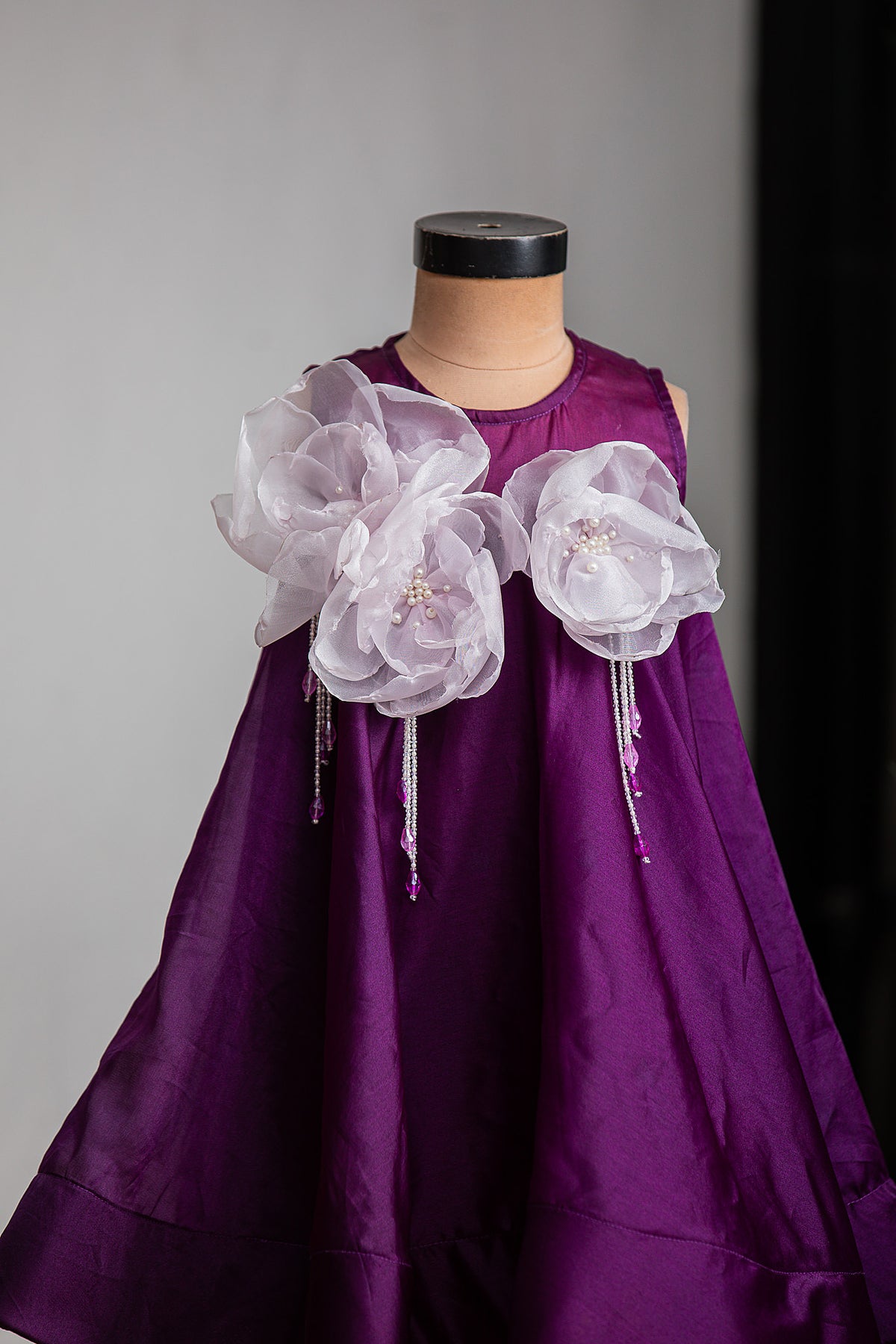 Purple Organza Frock