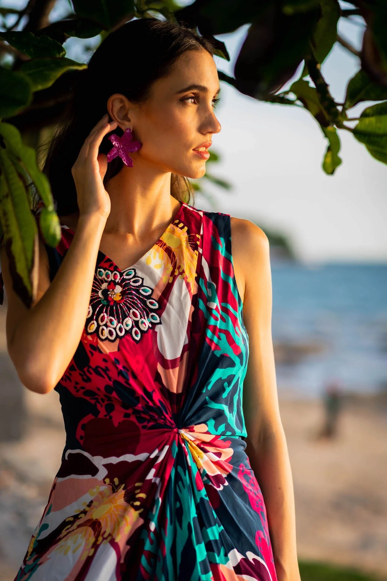 Printed Gown