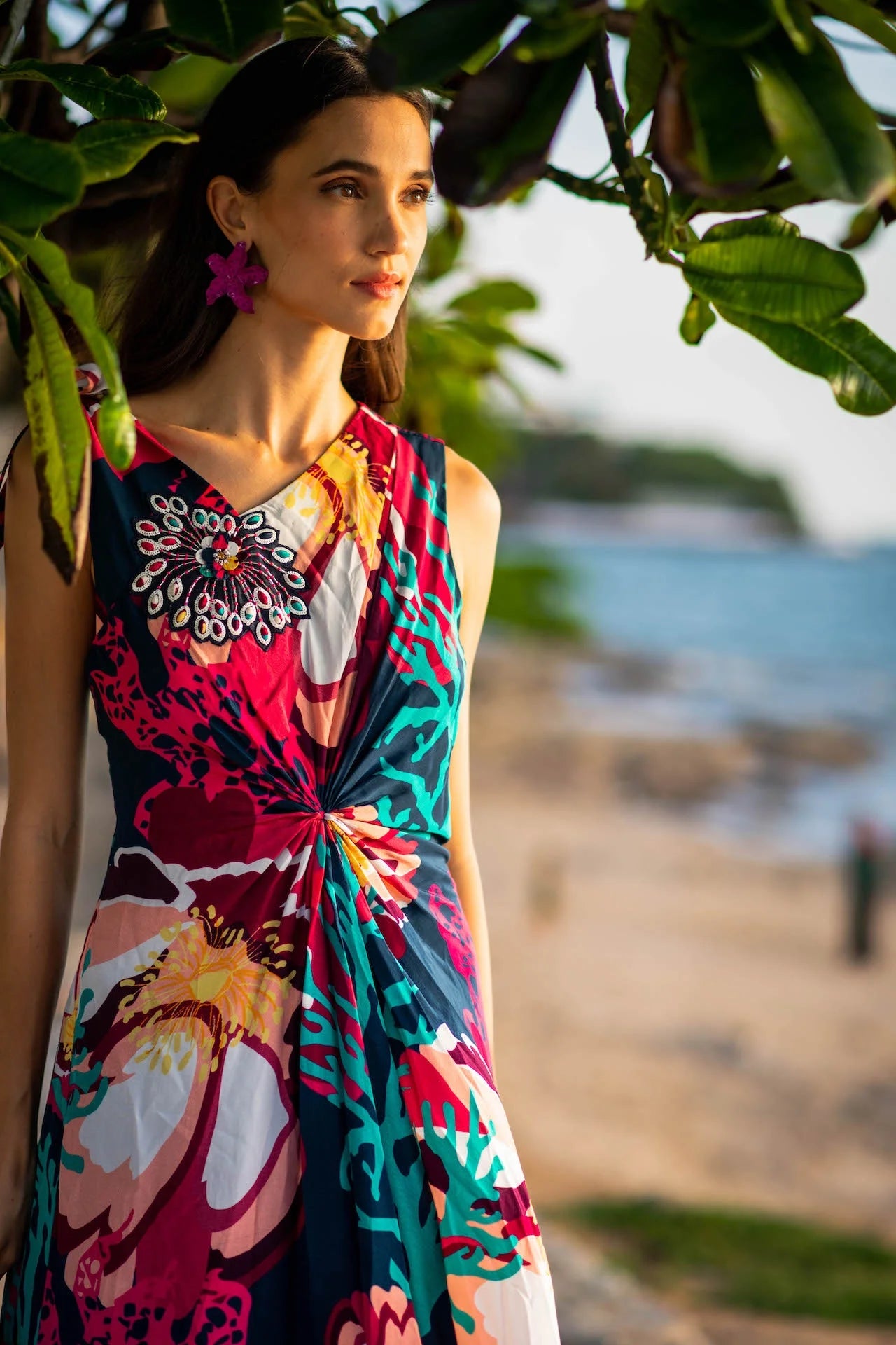 Printed Gown