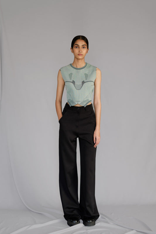 Knitted Panel Top Set