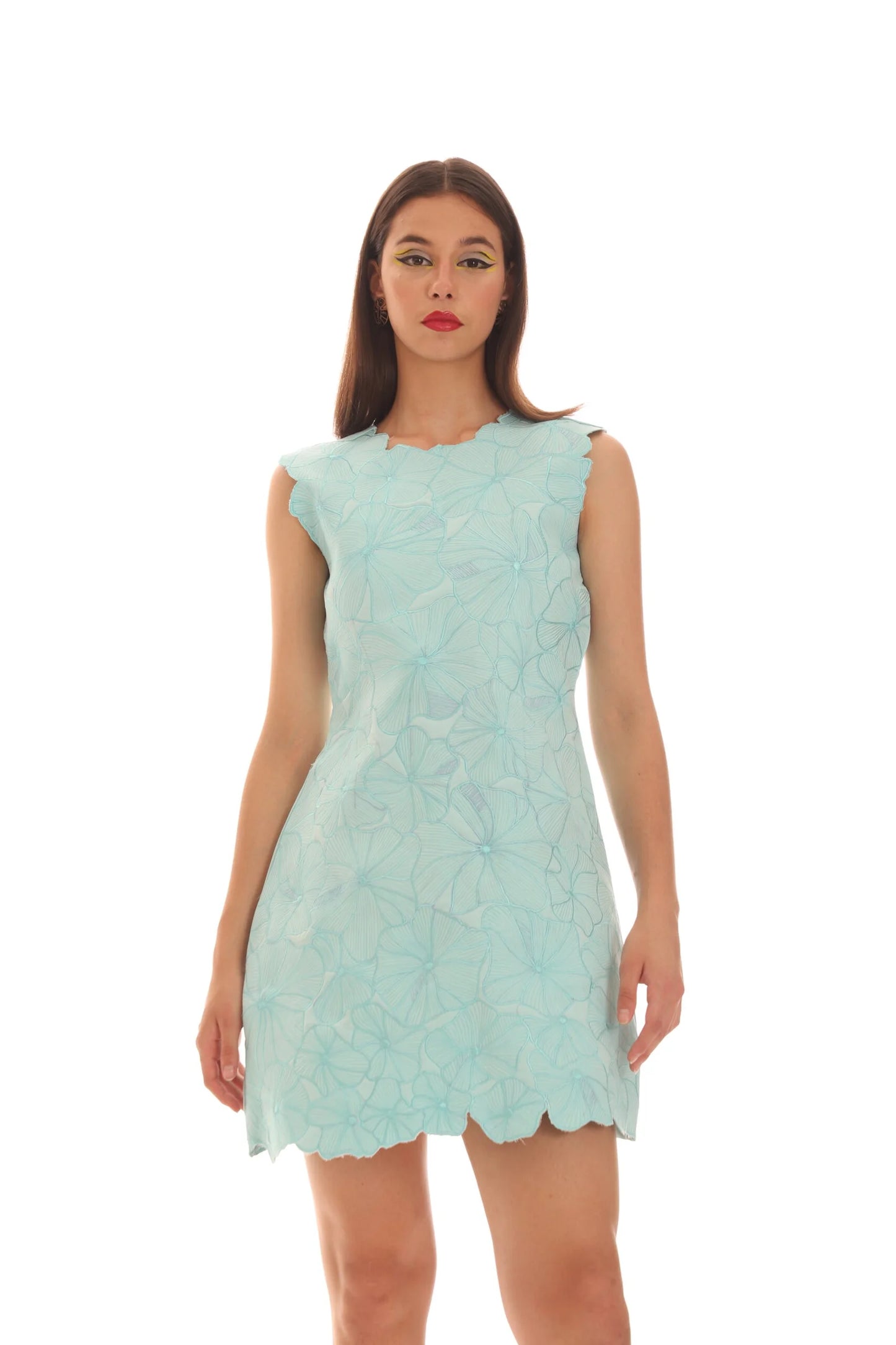 Azure Bloom Dress