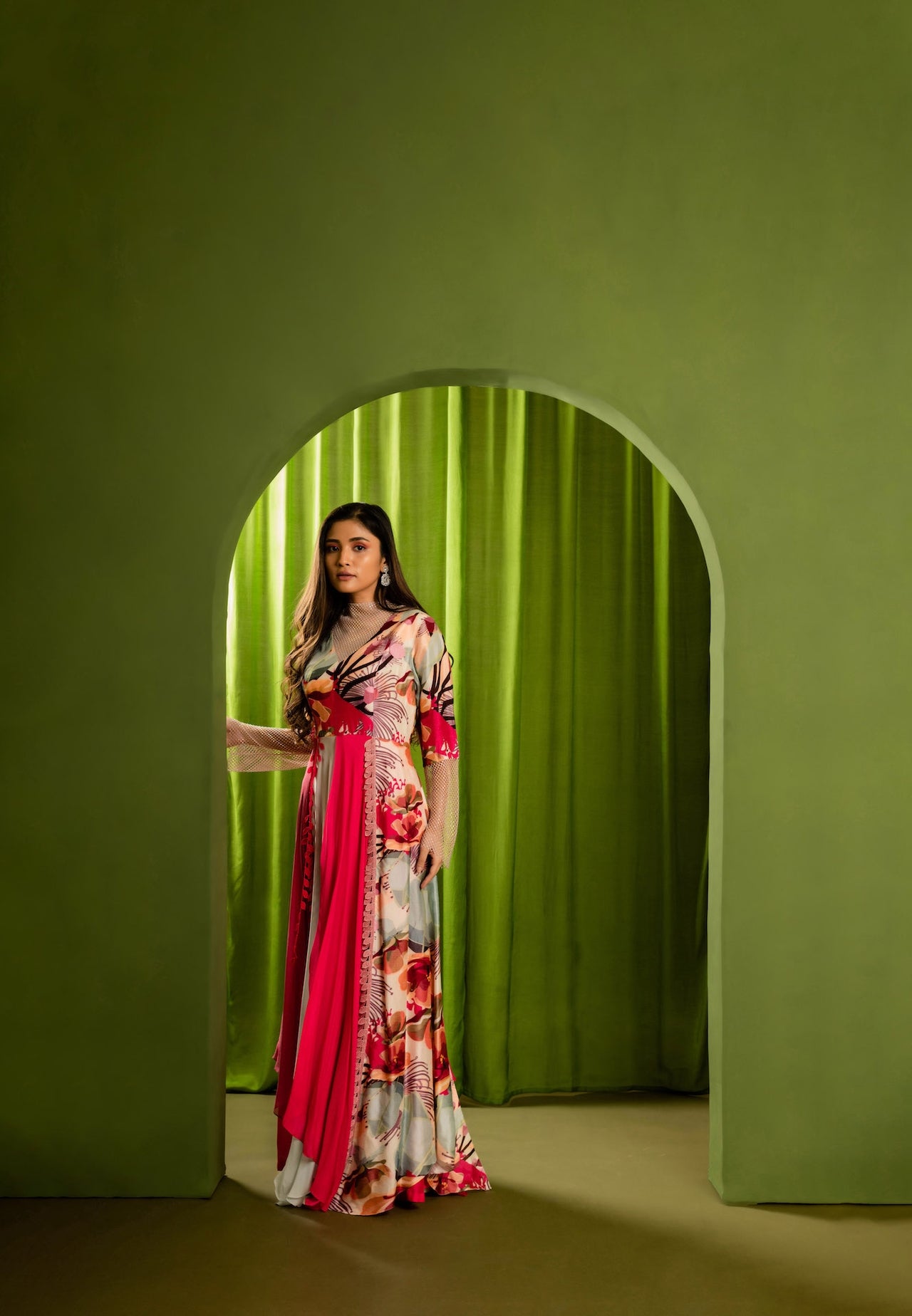 Fusion Printed Gown