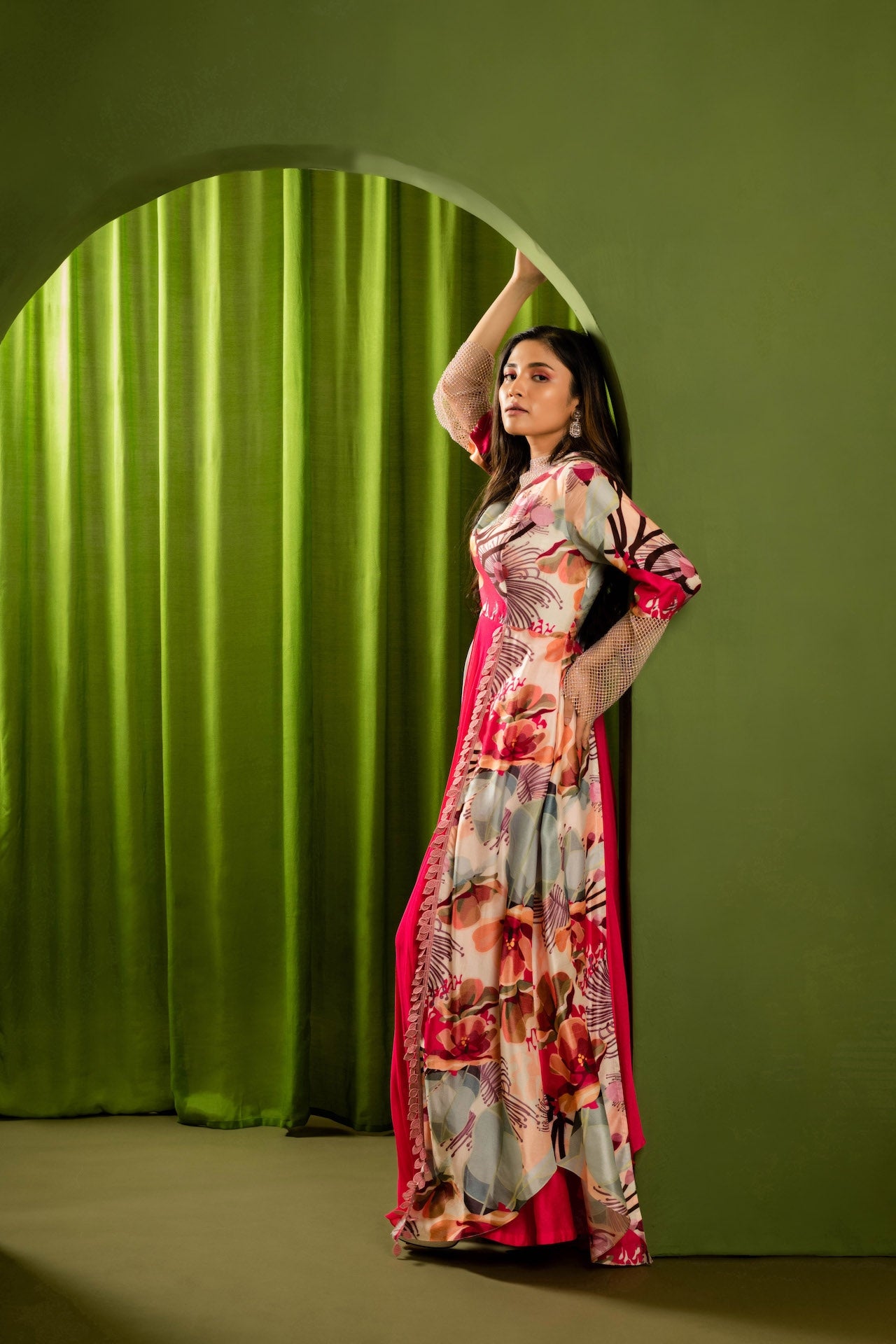 Fusion Printed Gown