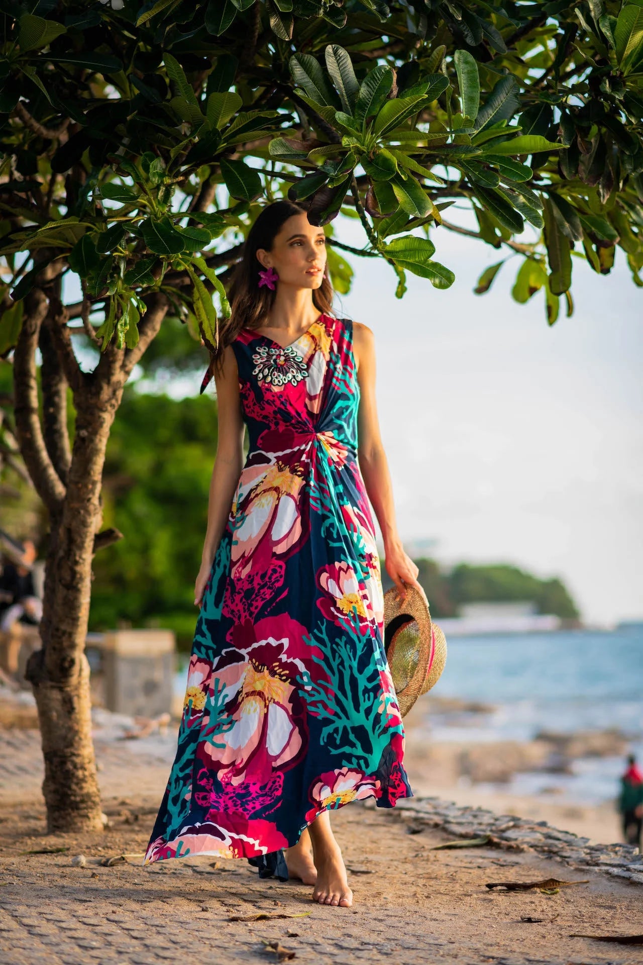 Printed Gown