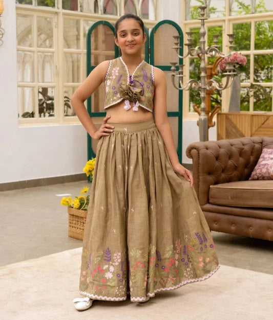 Earthy Linen Bloom Set
