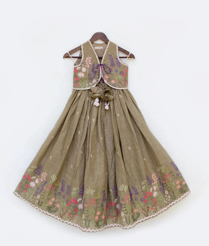 Earthy Linen Bloom Set