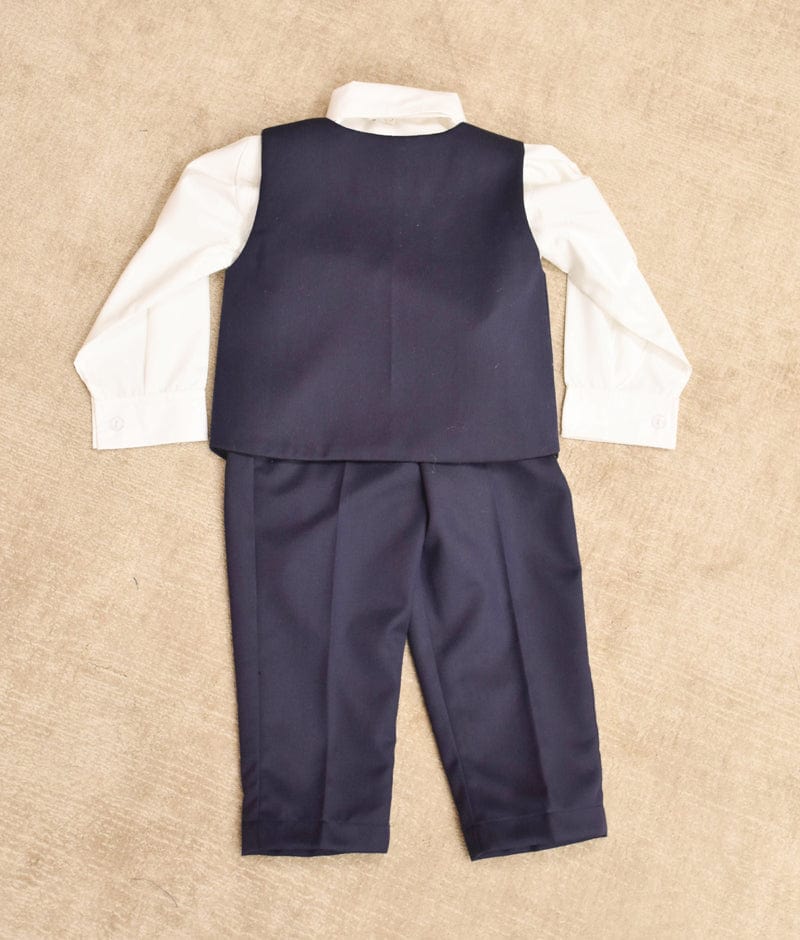 Classic Charm: Blue Waistcoat Set