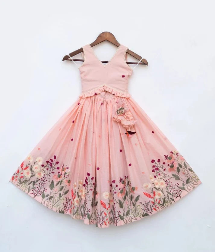 Peach Blush Cotton Mul Set