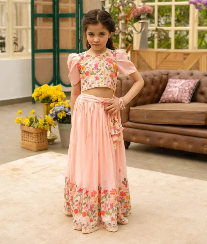 Peach Bloom Mul Set