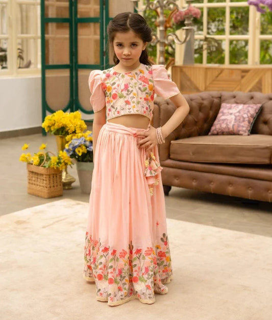 Peach Bloom Mul Set
