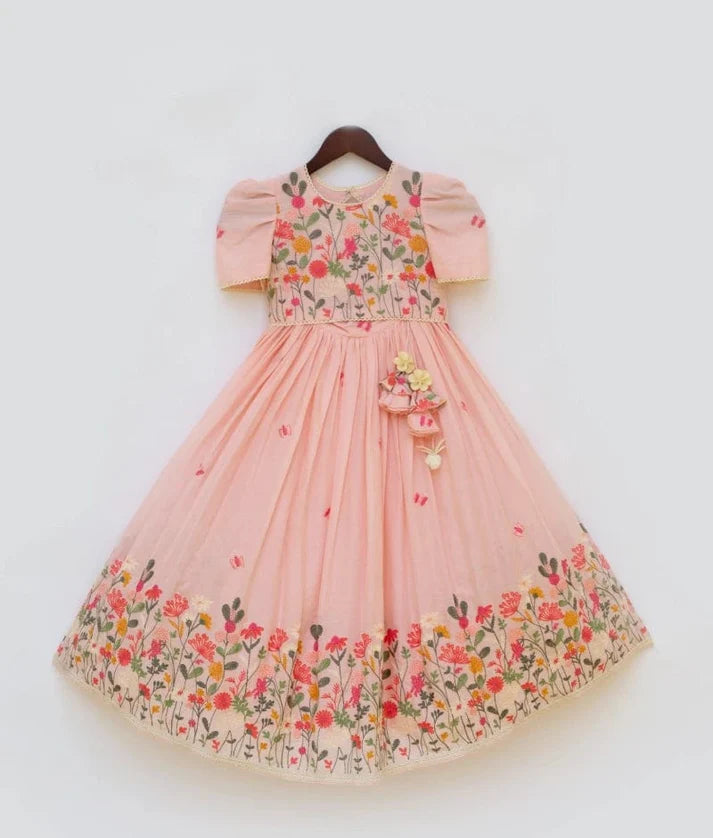 Peach Bloom Mul Set