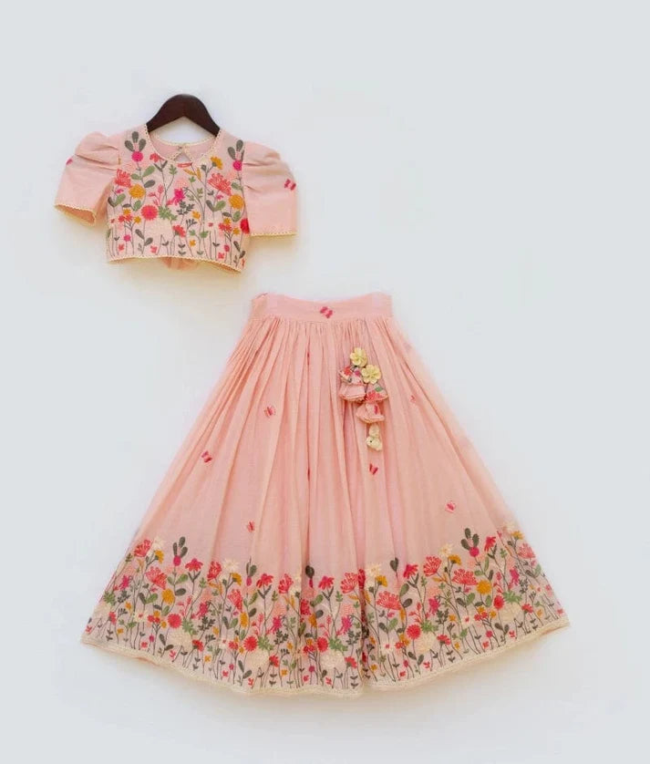 Peach Bloom Mul Set