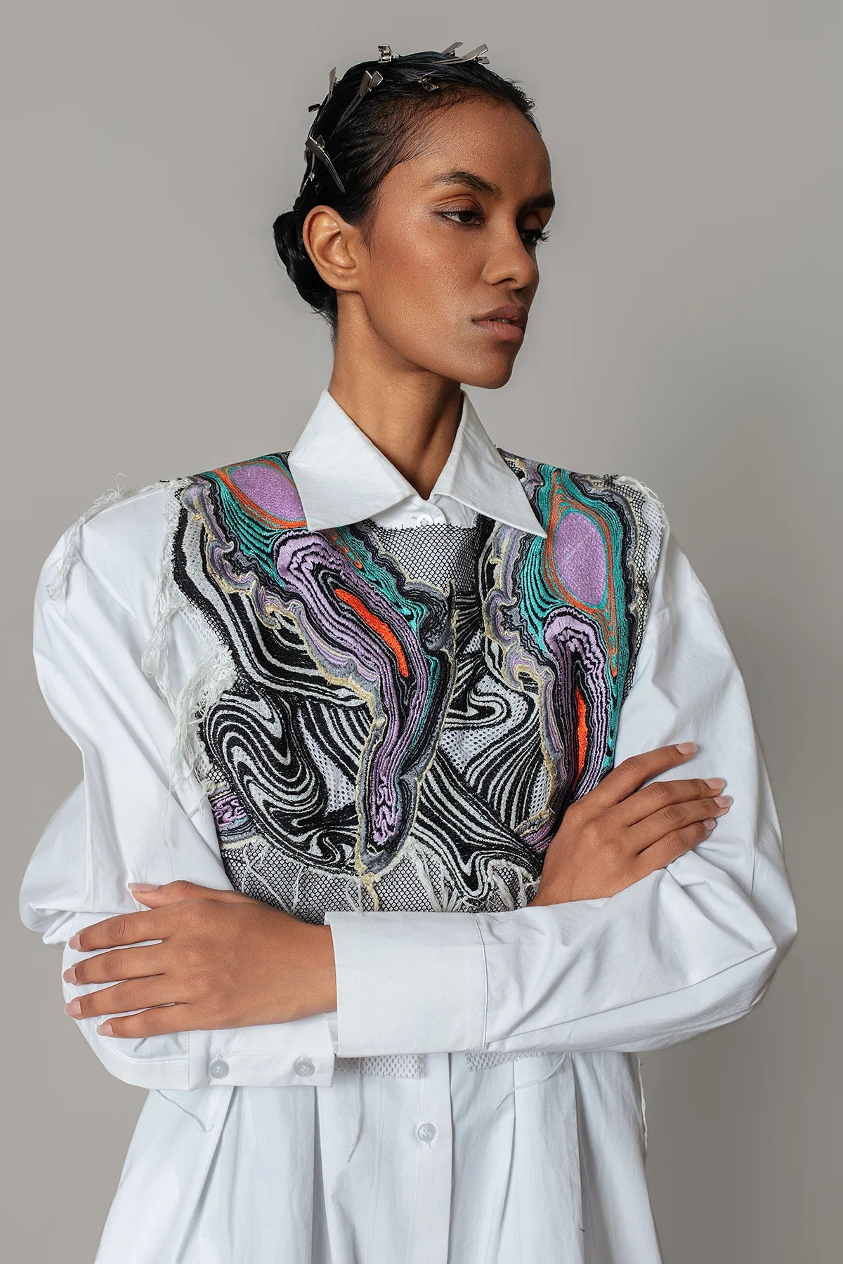 Marbel Shirt Dress