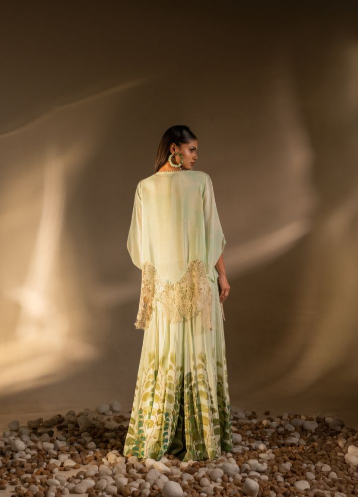 Kalidar Garara with Laced Tunic