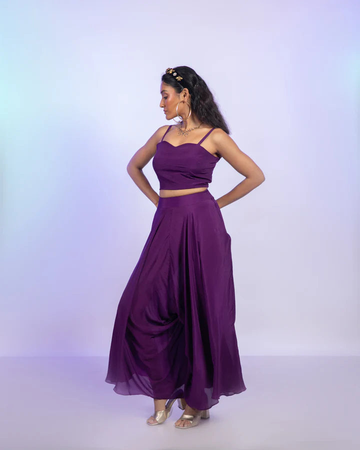 Amethyst Purple Corset Set