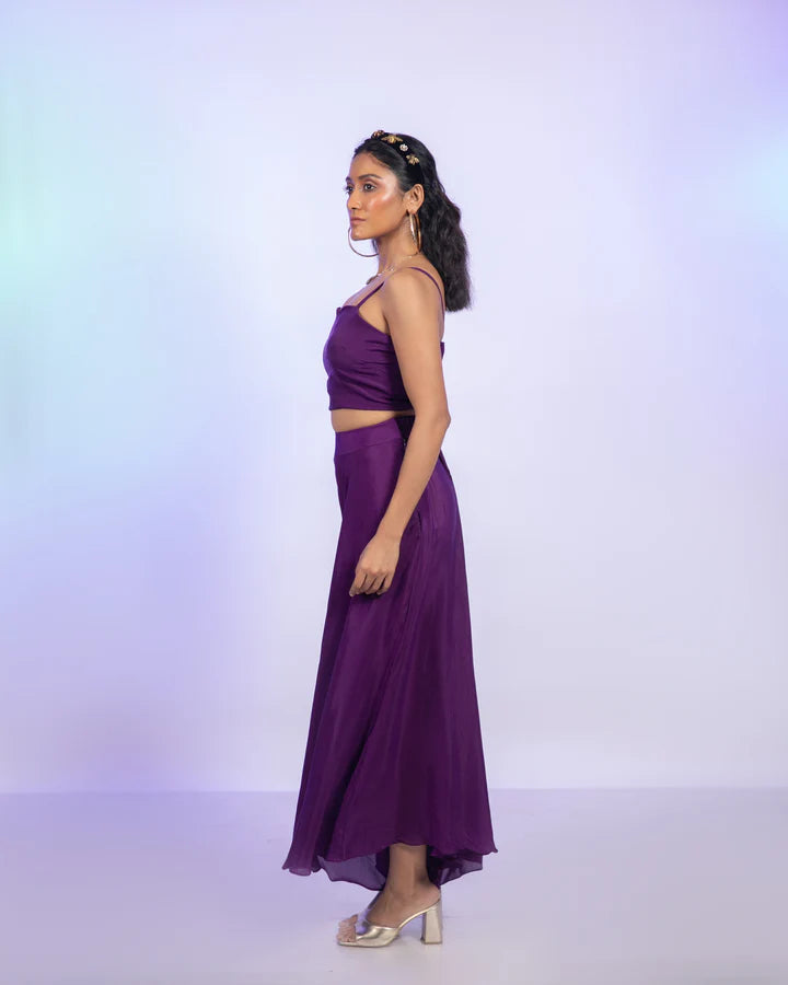 Amethyst Purple Corset Set