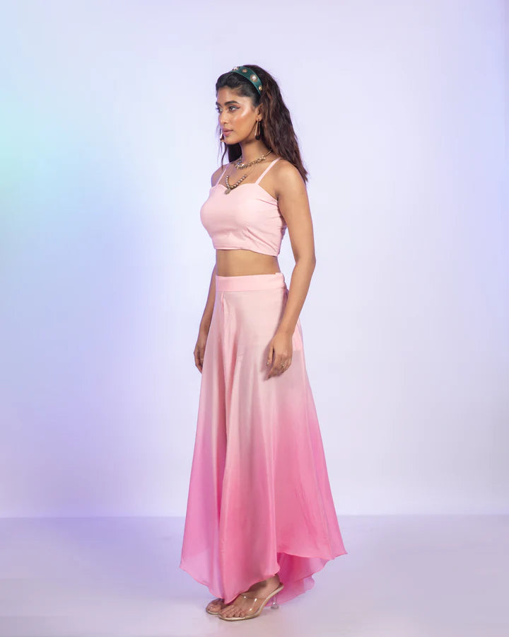 Cherry Blossom Corset Set