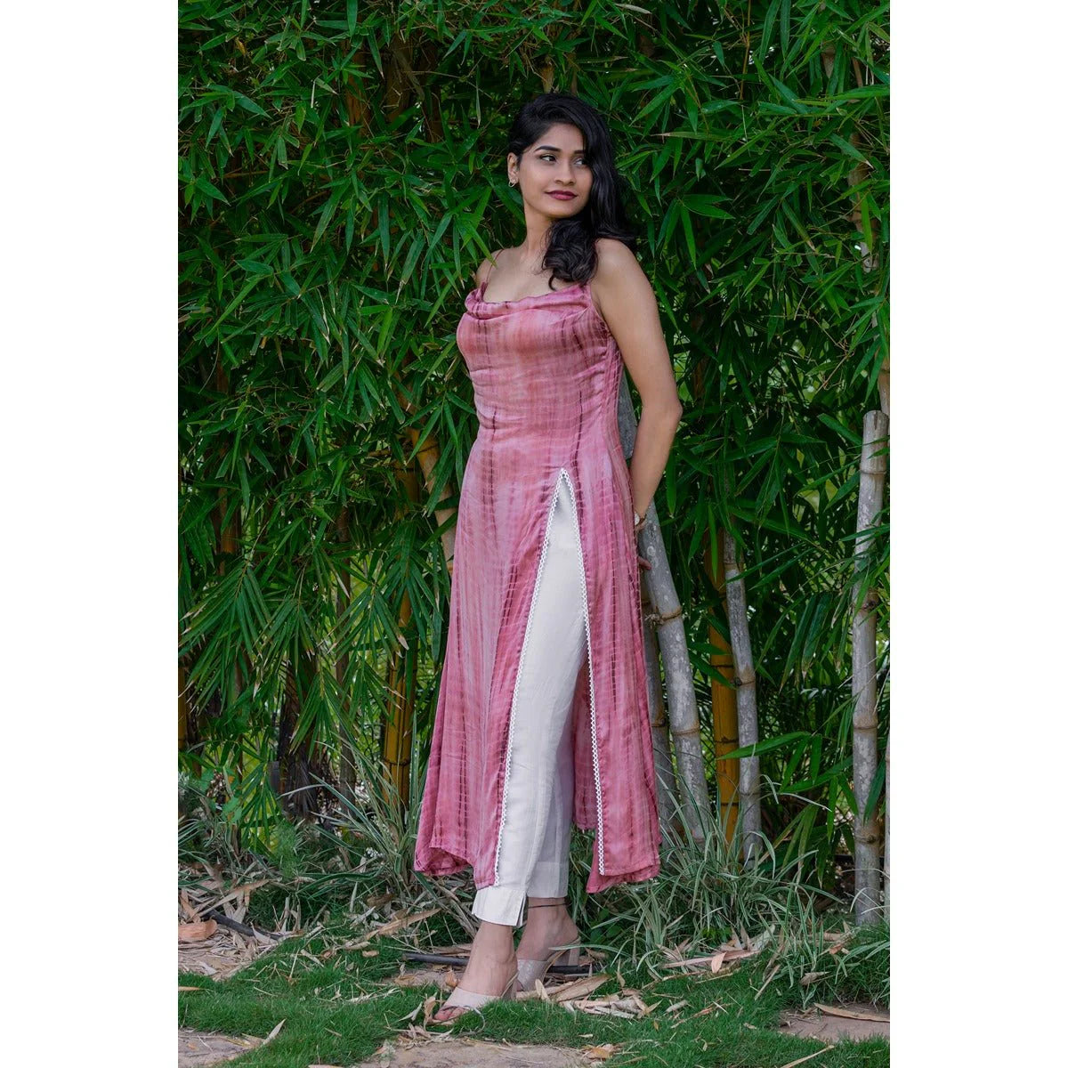 Quinn Cowl Kurti