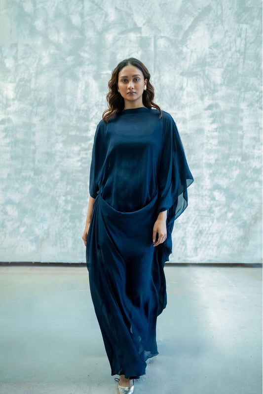 Chiffon  Shirt with Embroidered Pants