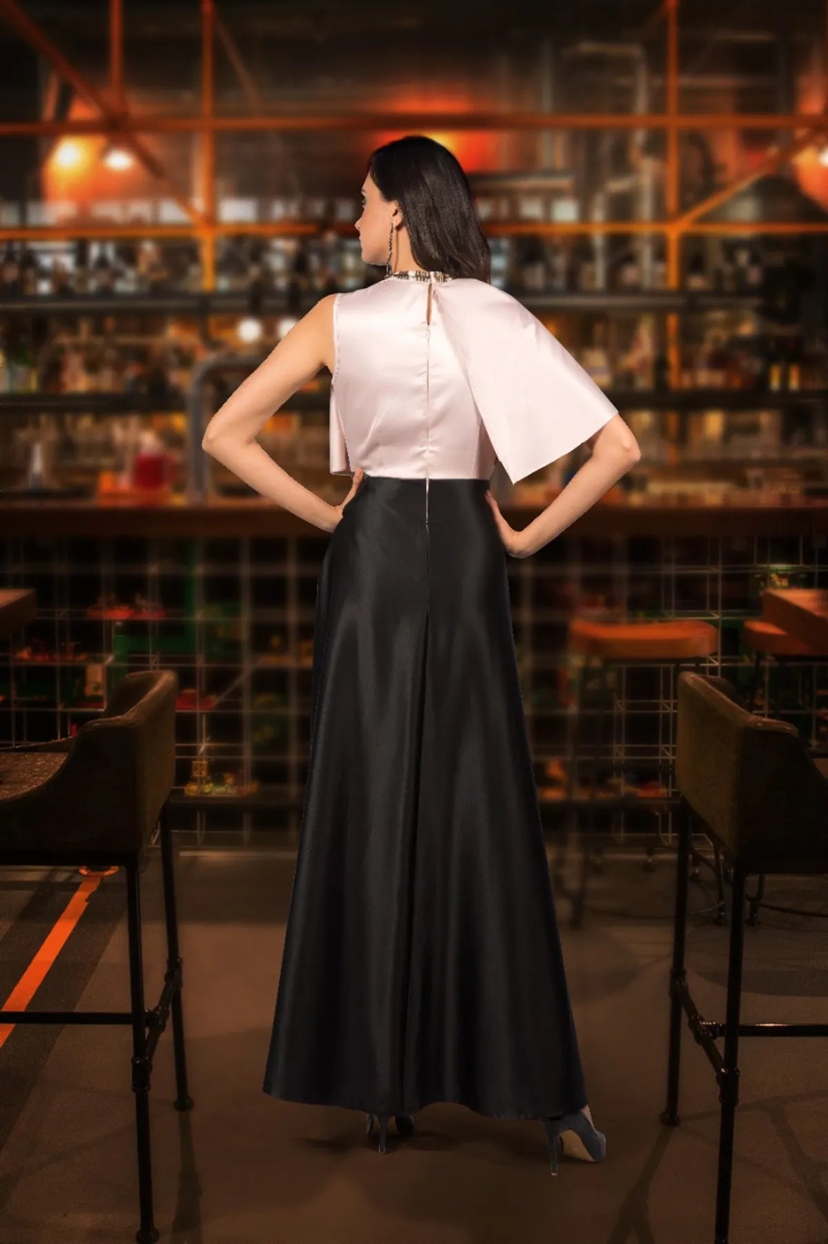 Fusion Draped Satin Cami Dress