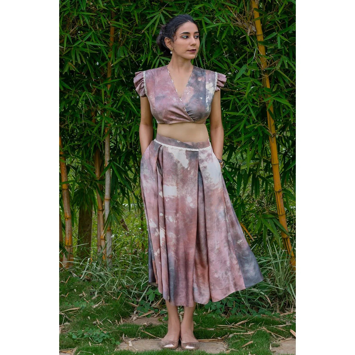 Taite Overlapped Crop Top